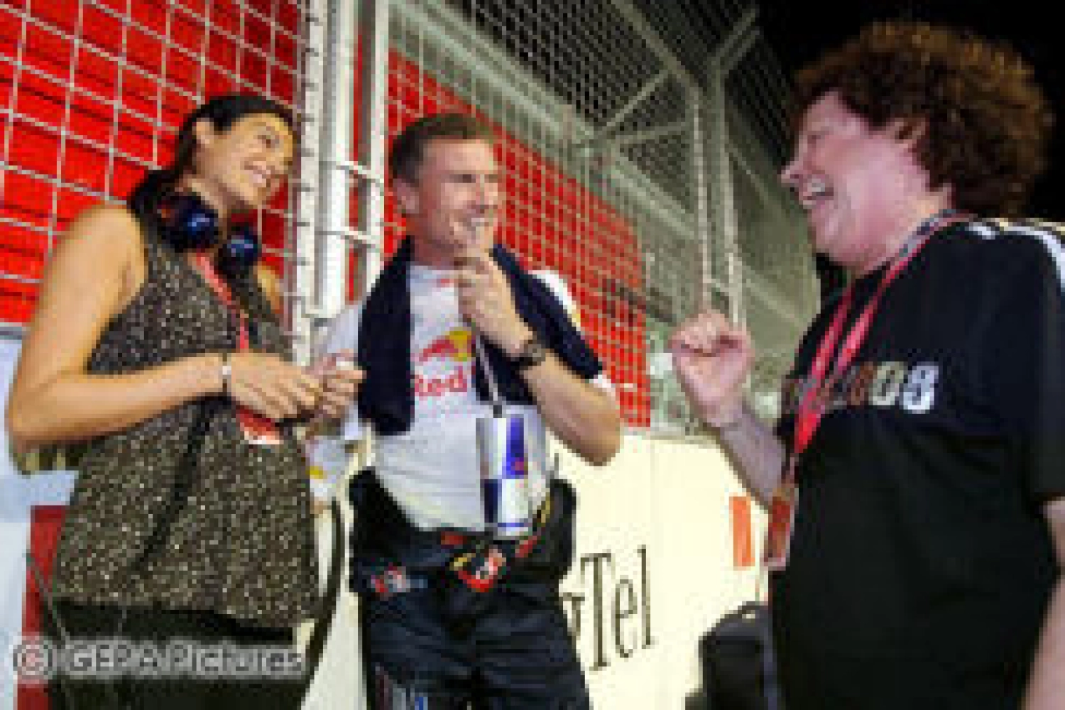 David Coulthard and Karen Coulthard-Minier are parents!