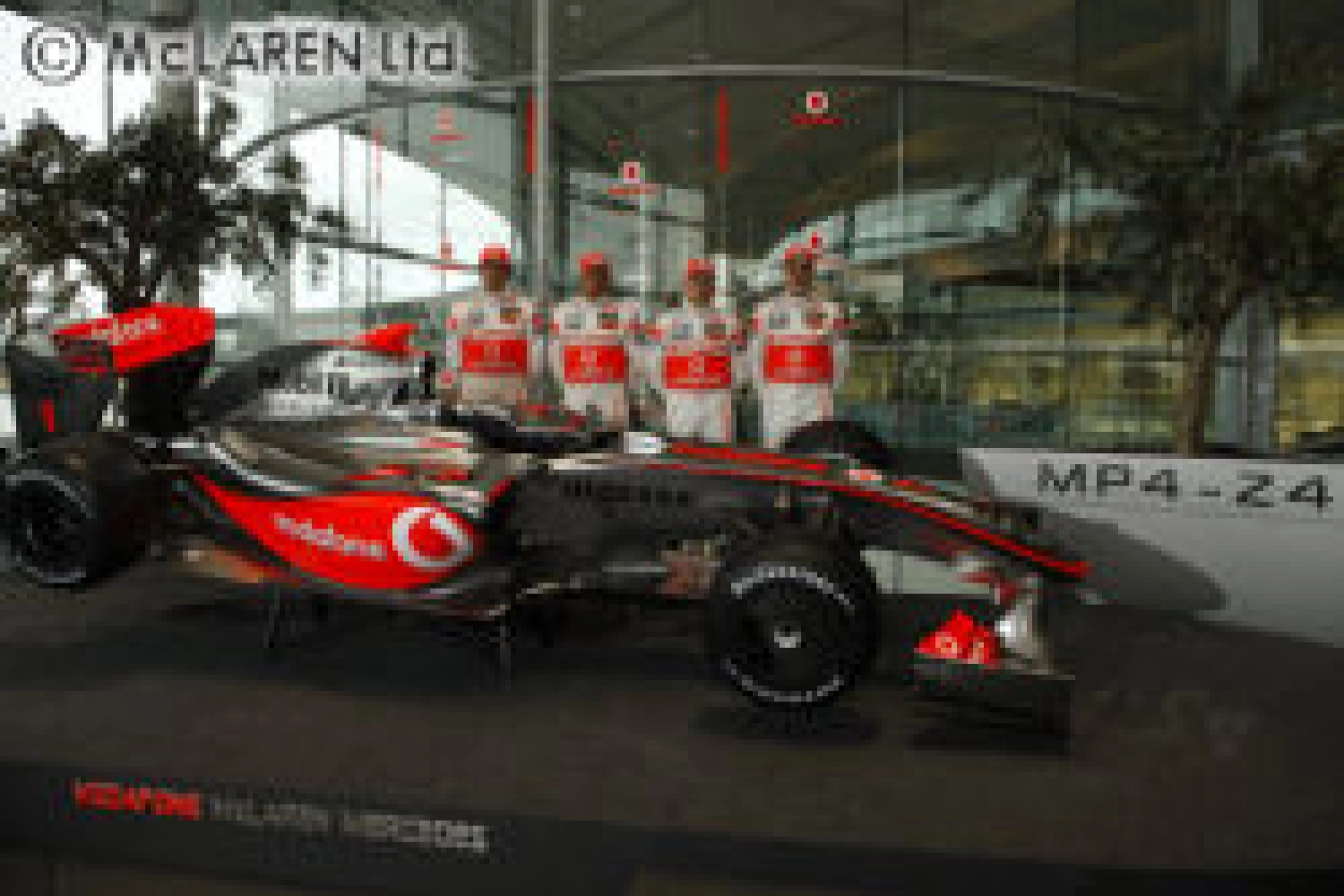 De la Rosa tests the new MP4/24 from McLaren