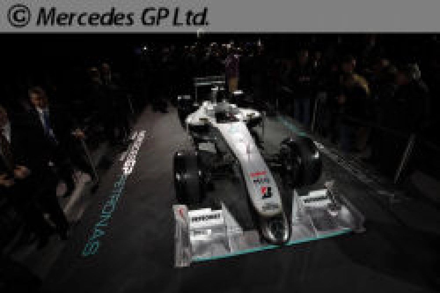 Mercedes GP unveils the colors of its new car