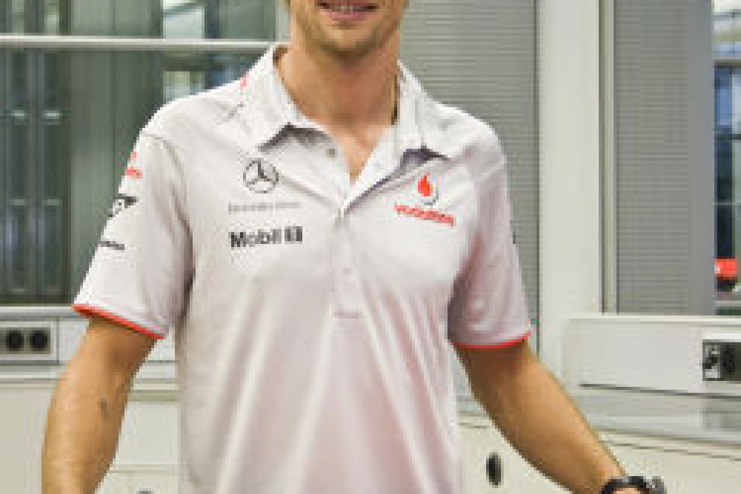 McLaren shows Jenson Button for the first time!