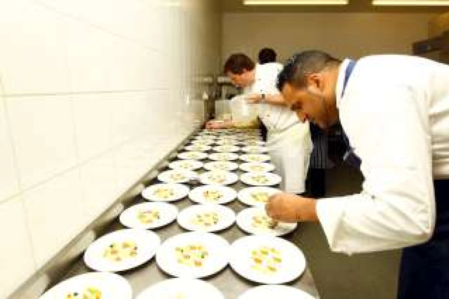 Williams entrusts his meals to chef Michael Caines