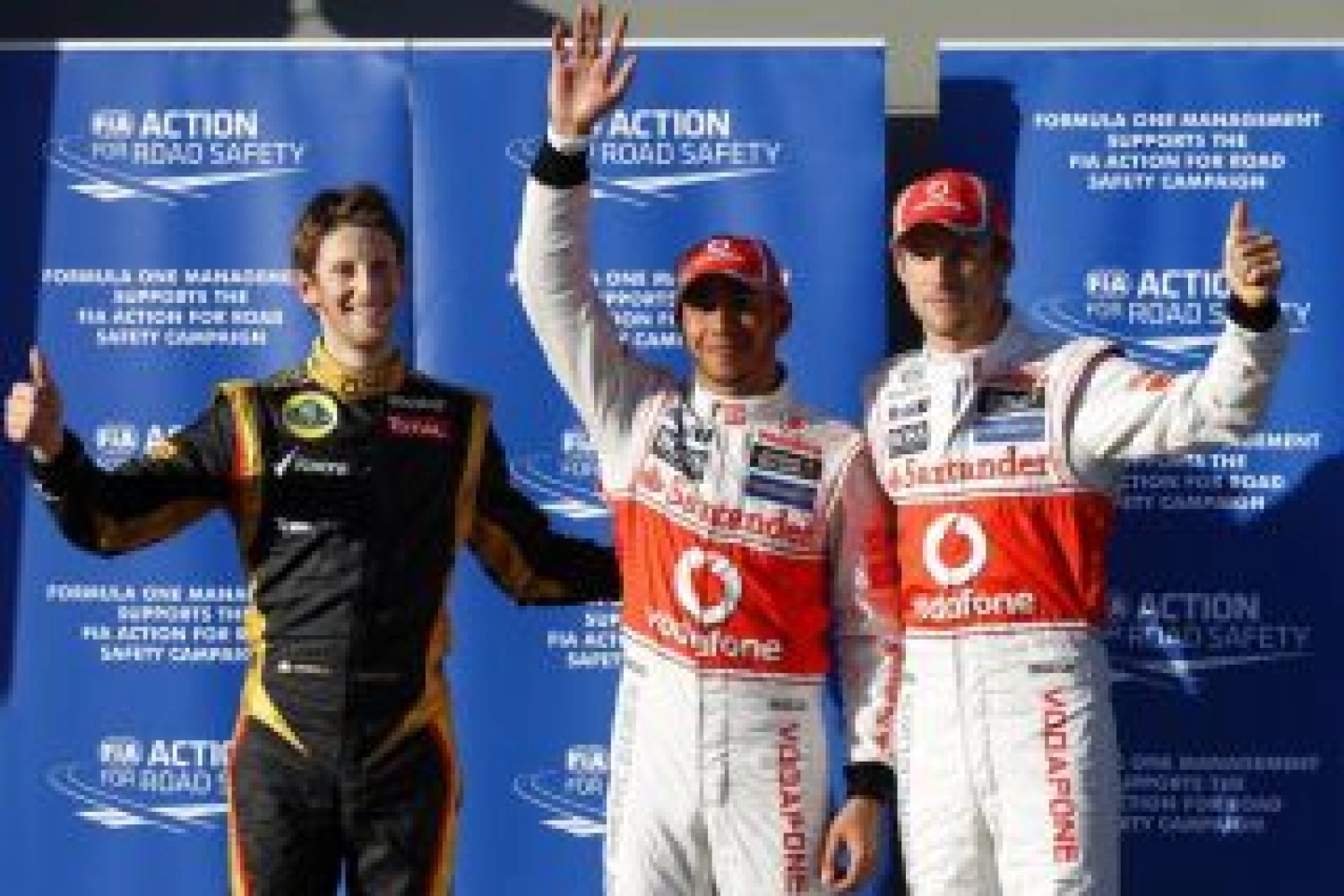 Saturday: Hamilton and Button delight McLaren