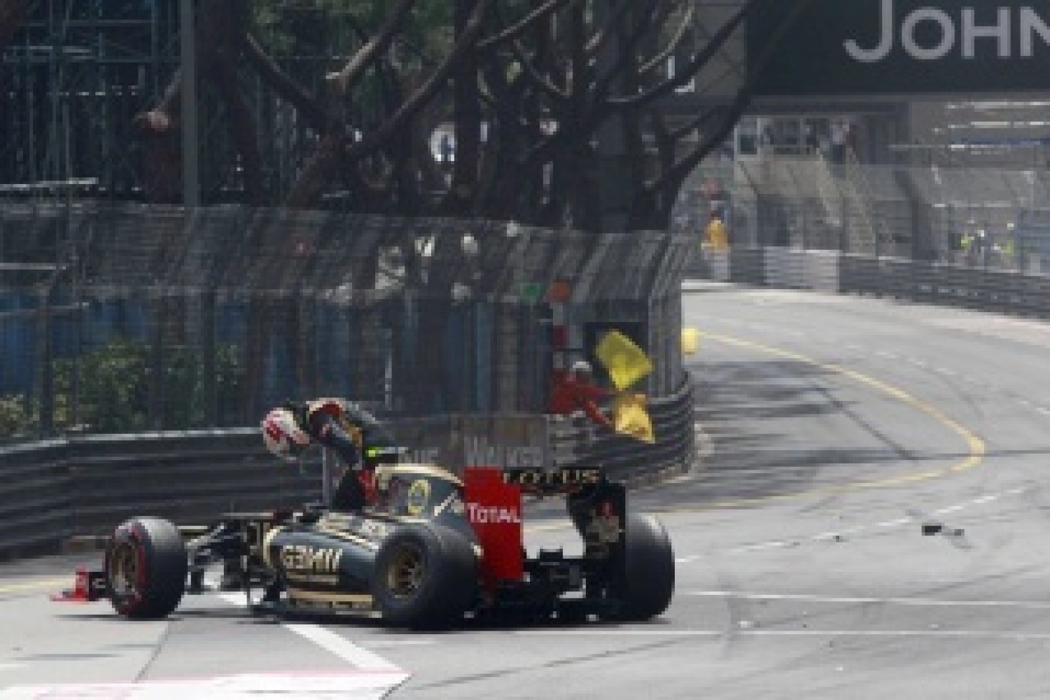 Sunday: Grosjean and Lotus had hoped for much more in Monaco