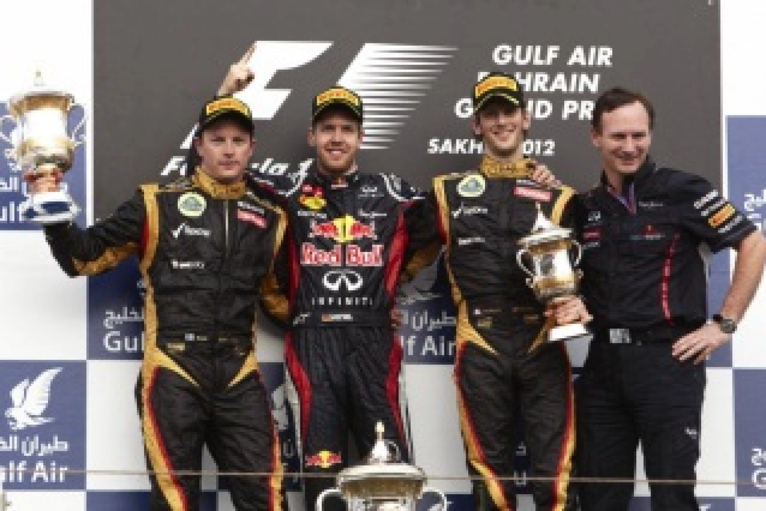 Sunday: Räikkönen and Grosjean finish on the podium