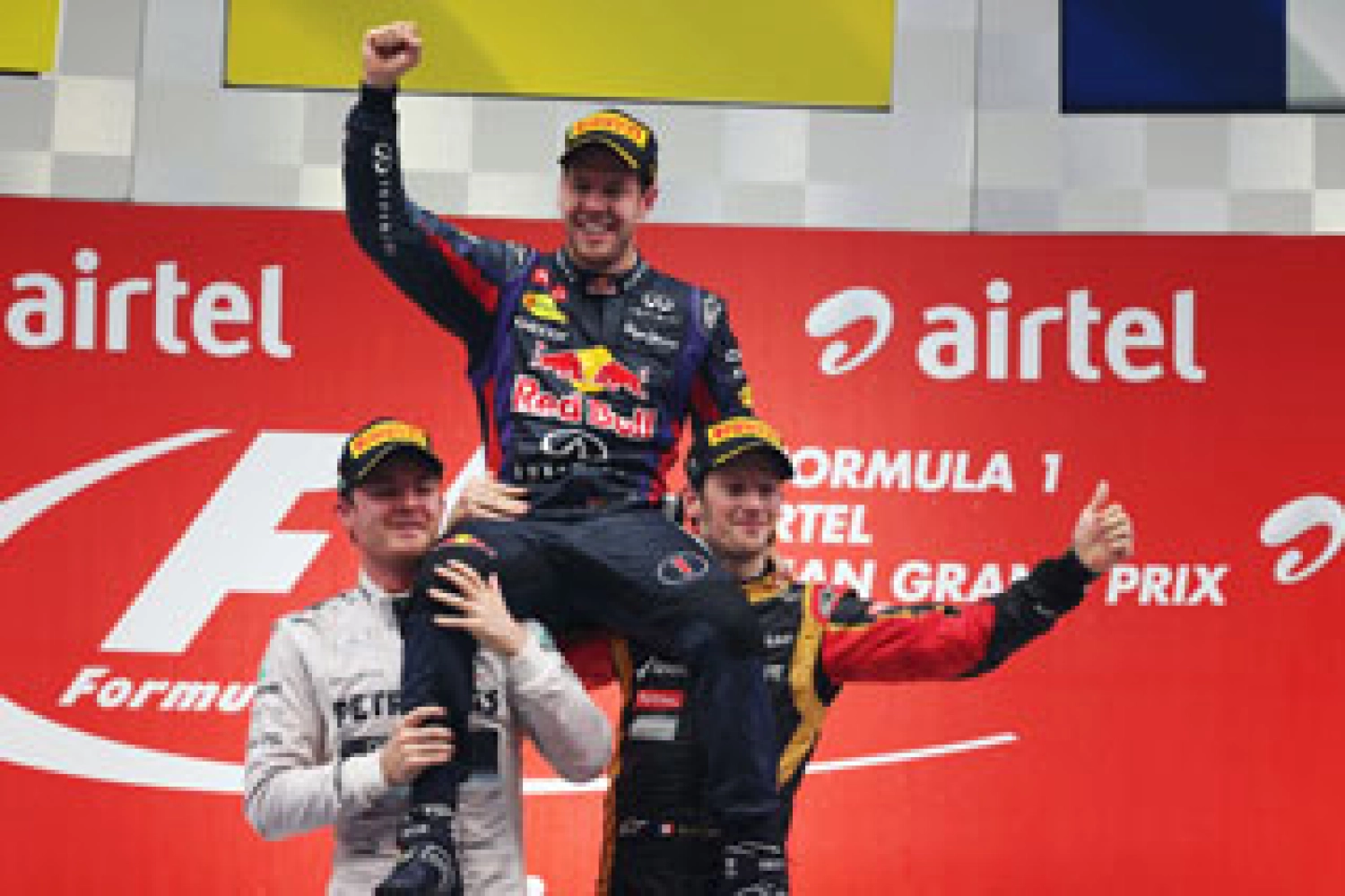 India – Race: Sebastian Vettel Power 4