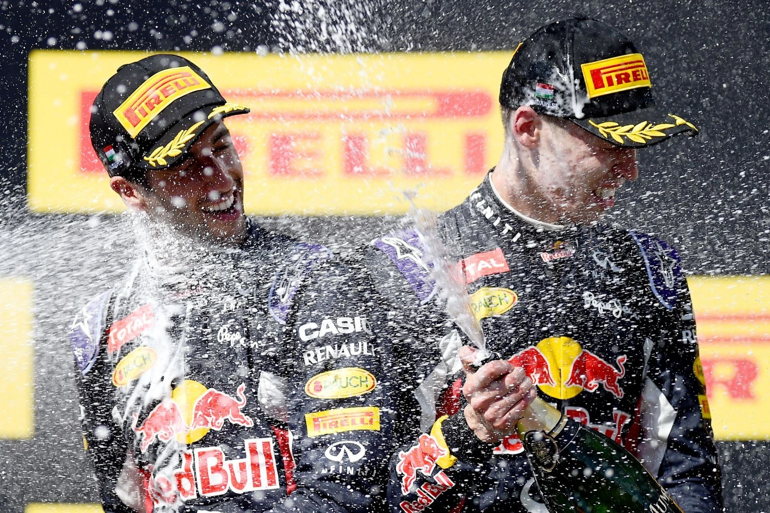 Red Bull returns to the podium with Daniil Kvyat and Daniel Ricciardo