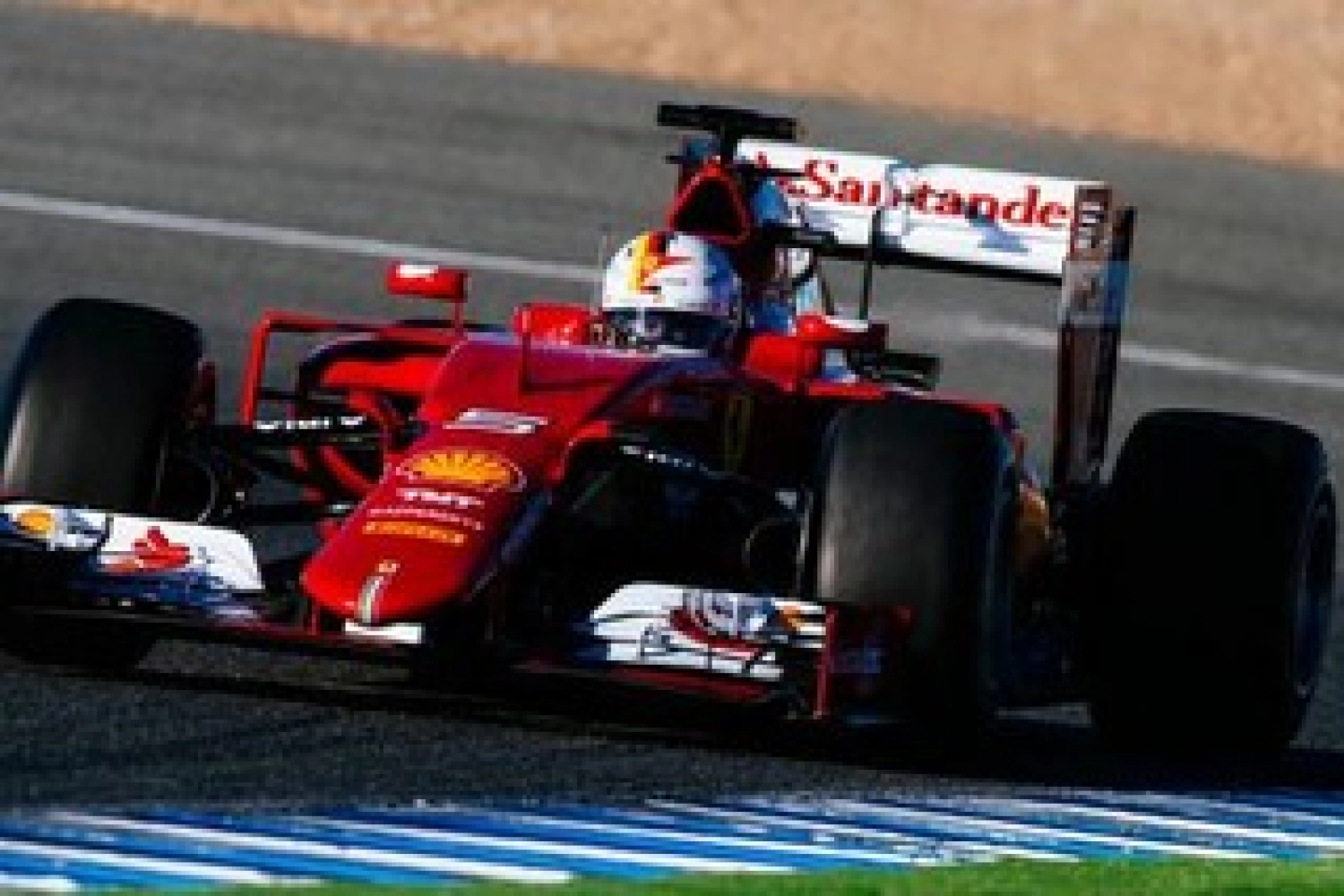 Vettel surprised by the potential of the Ferrari