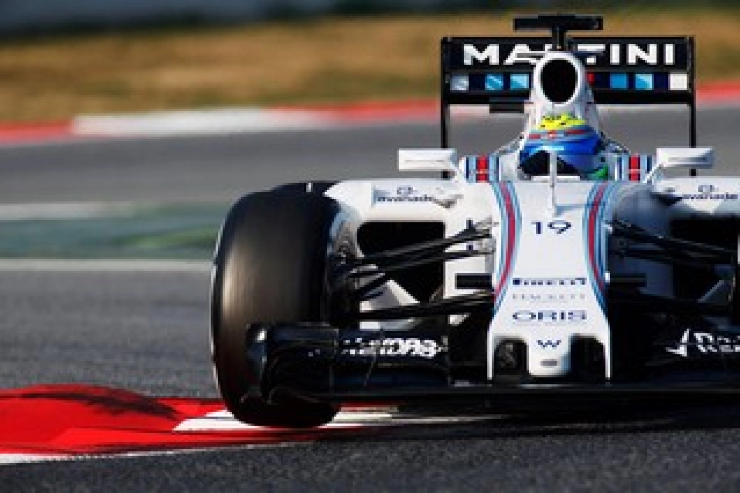 Felipe Massa savors his first podium of the season