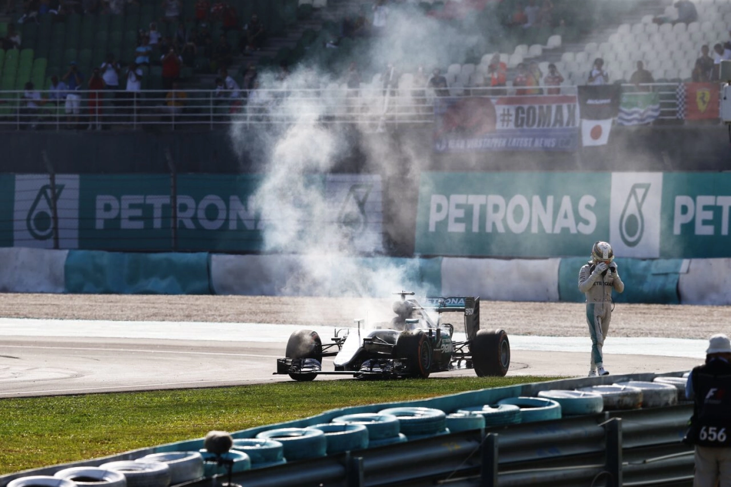 Mercedes was unlucky during the race