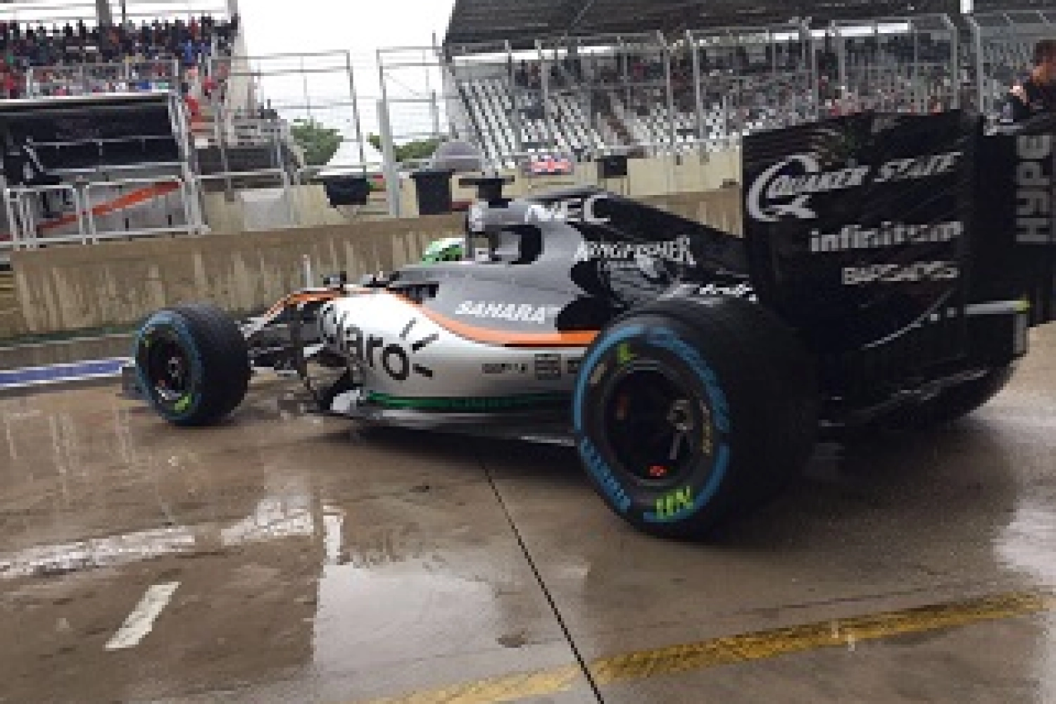 Force India close to podium