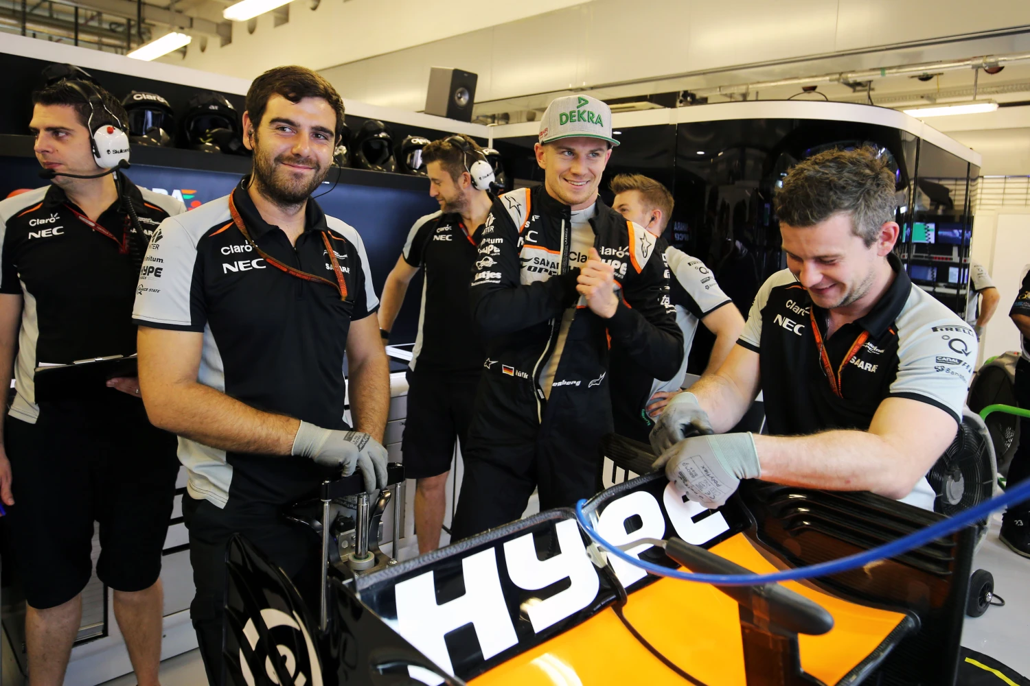 Fourth row for both Force Indias in Abu Dhabi