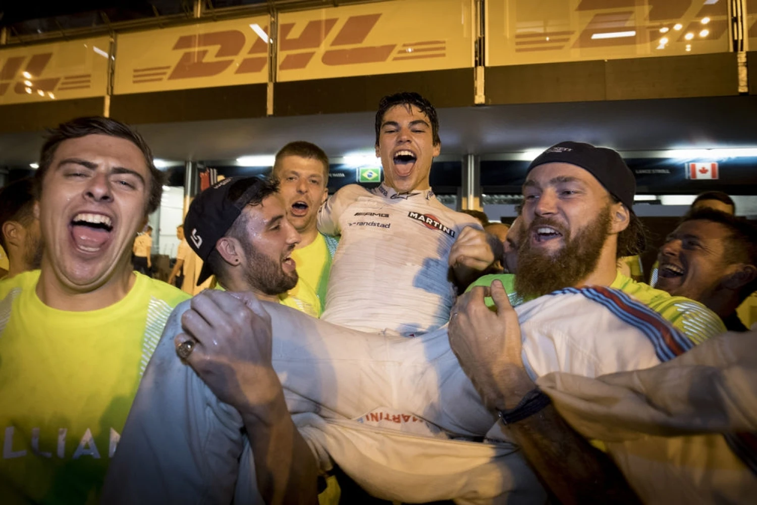 Lance Stroll takes his first F1 podium