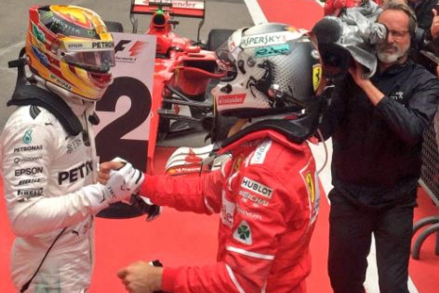 Hamilton the cautious winner, Vettel excited, Verstappen astonished: podium reactions!
