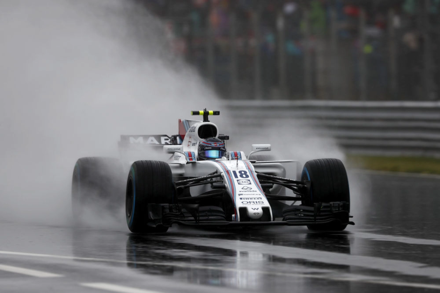 Lance Stroll on the front row of Monza!