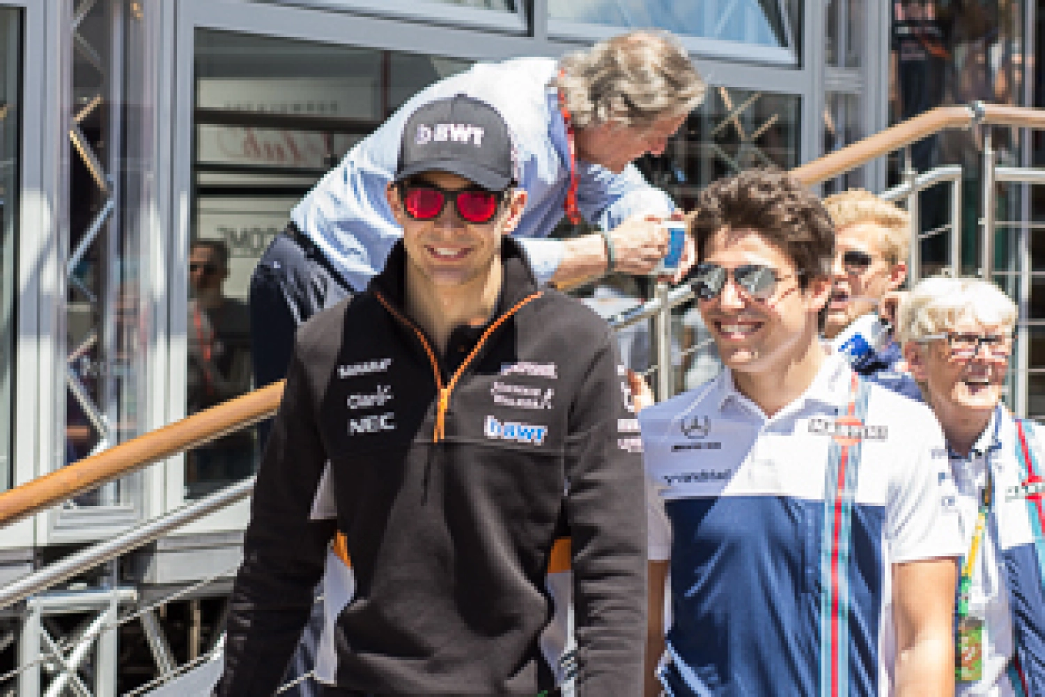 And now, podium objective for Ocon!