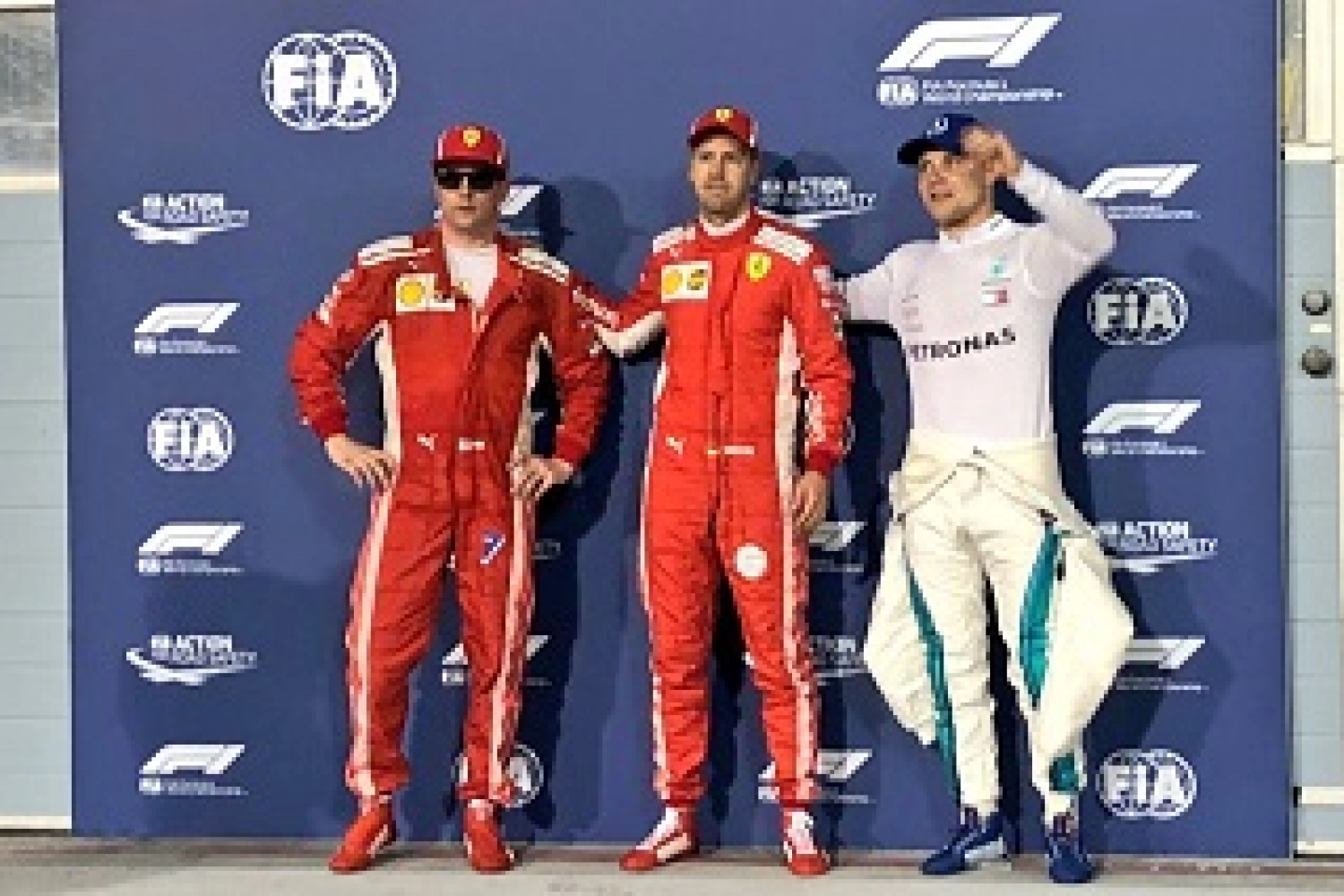Vettel surprised, Räikkönen frustrated, Bottas eager for revenge: reactions from the Top 3 of qualifying in Bahrain