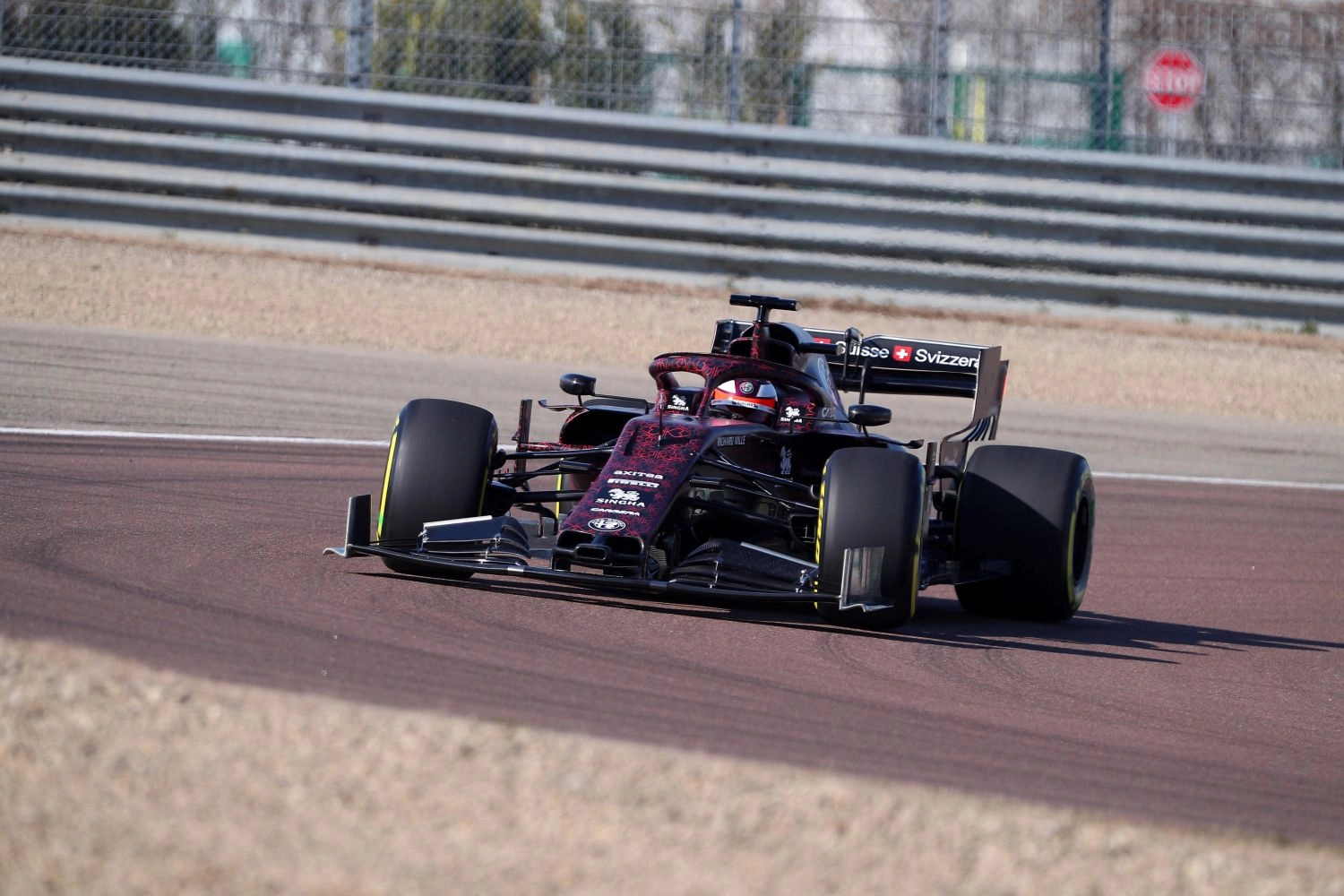 Alfa Romeo Racing has already taken to the track