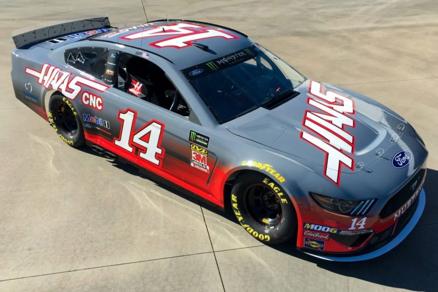 The Haas drivers will drive a NASCAR car