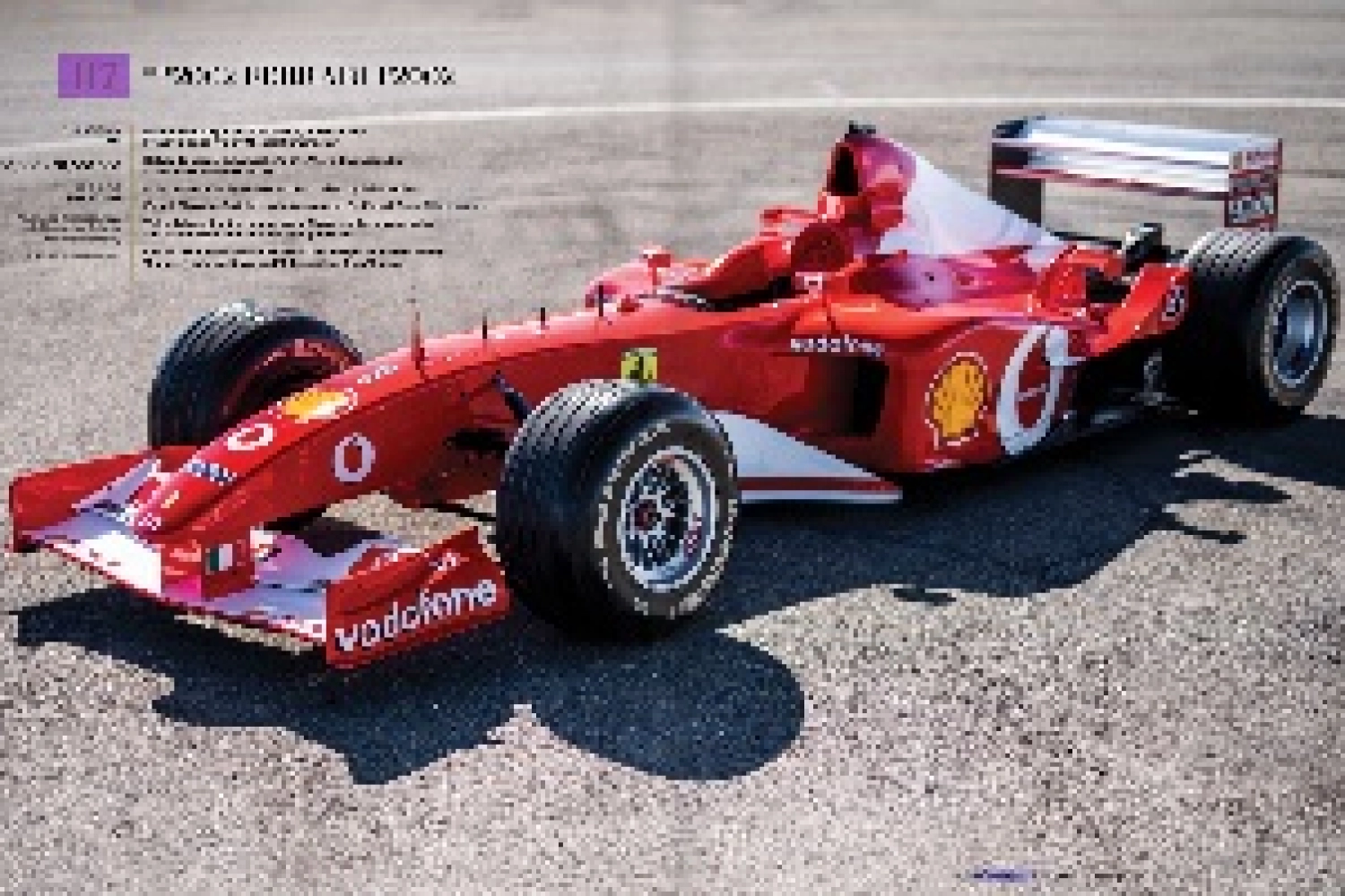 The Ferrari F2002 of Michael Schumacher sold for 6.6 million dollars