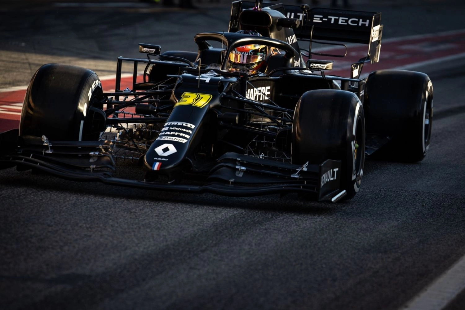 Esteban Ocon impressed by the grip level of the Renault R.S.20