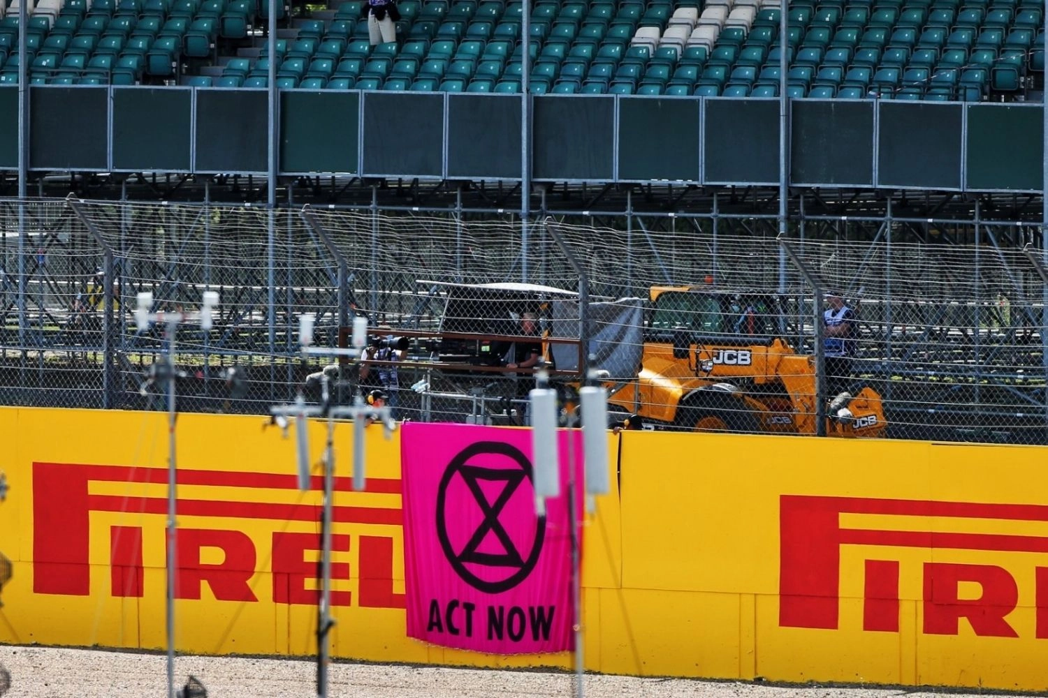 Extinction Rebellion crashes the British Grand Prix
