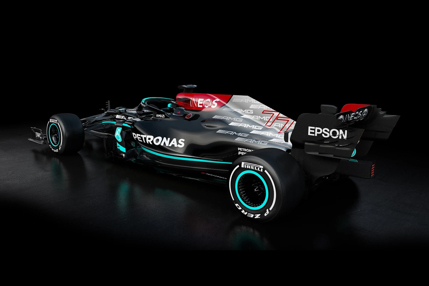 A slightly different livery: discover the new Mercedes W12