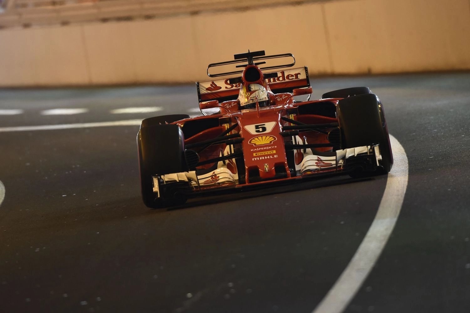In Monaco, Ferrari doubles are not common