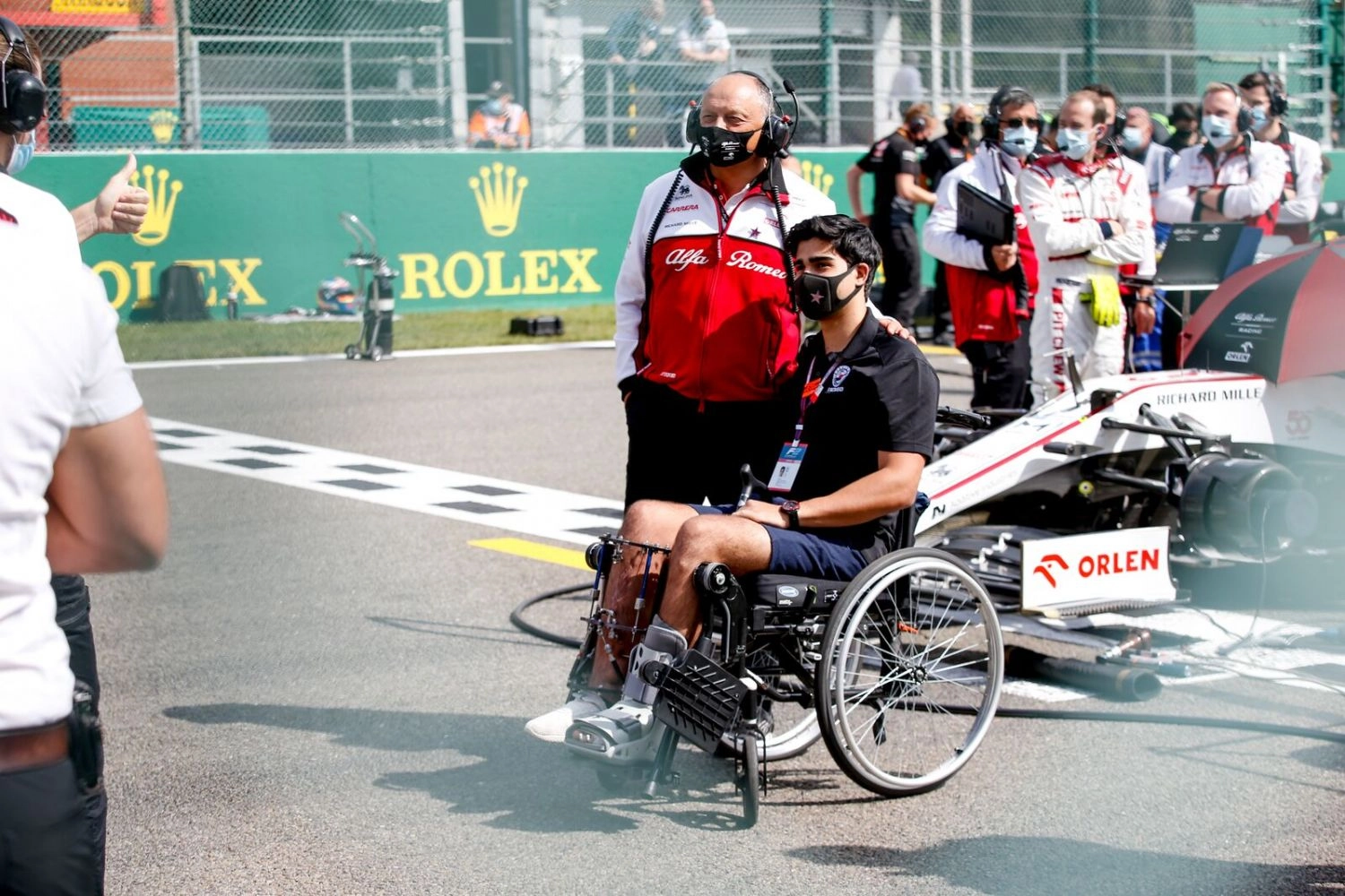 The good news of the day: Juan-Manuel Correa returns to racing