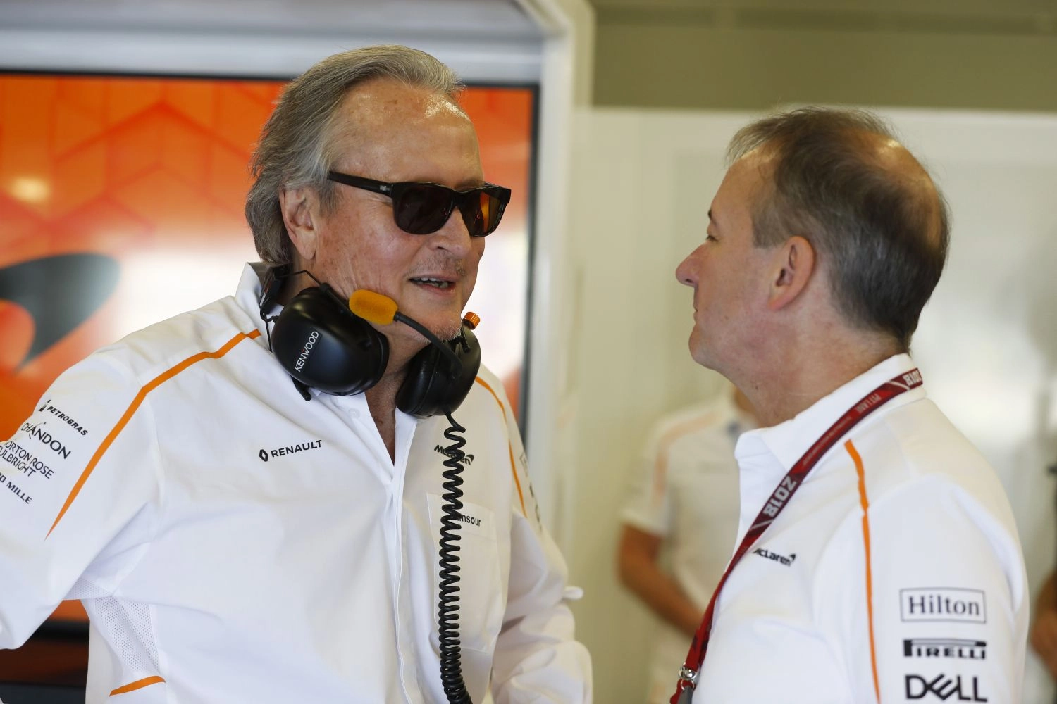 The drivers pay tribute to Mansour Ojjeh