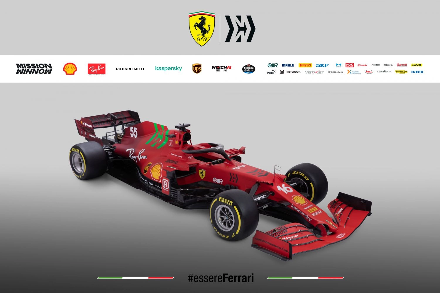 Stunning color on the new Ferrari SF21