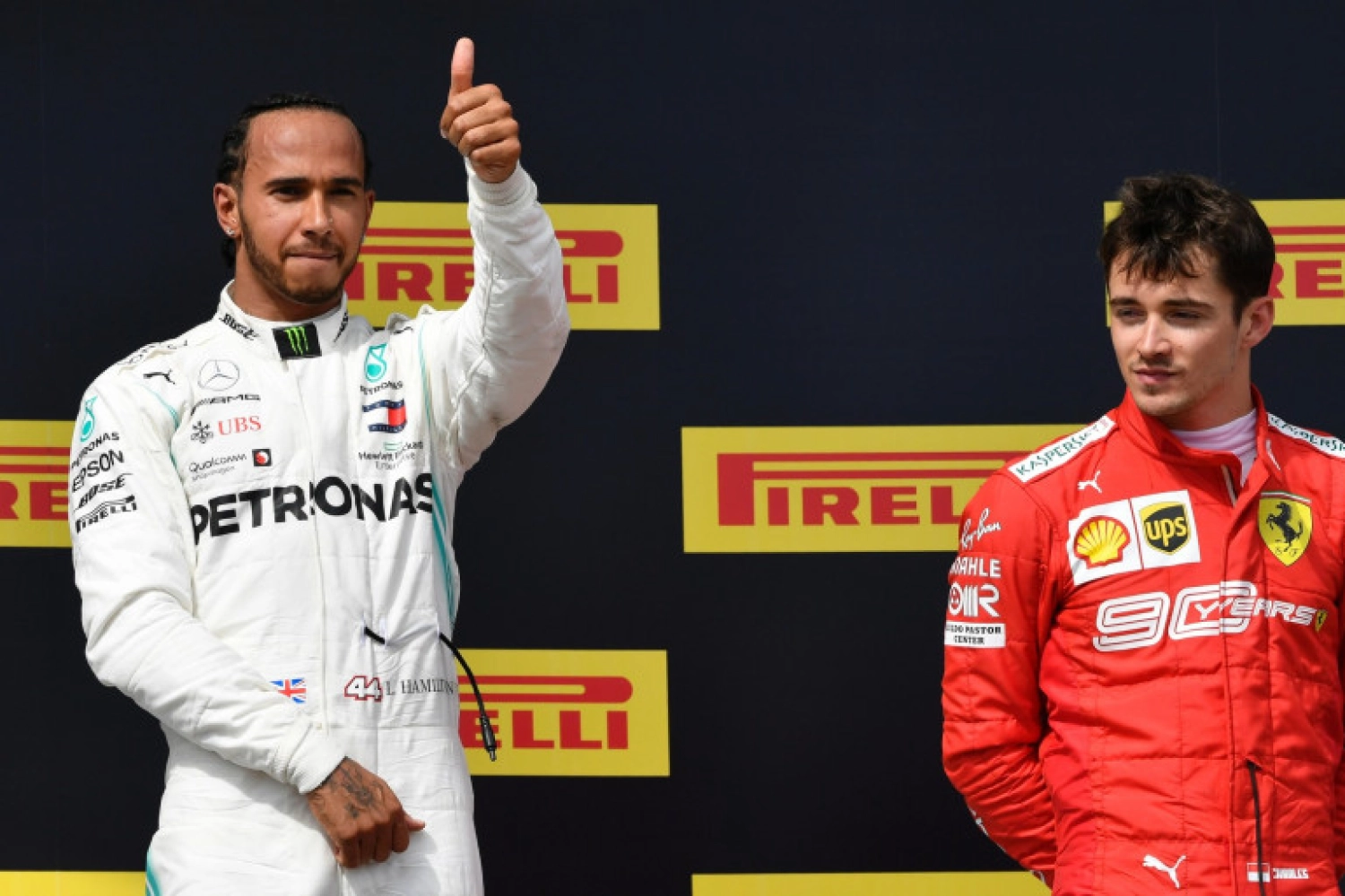 Leclerc impresses Lewis Hamilton