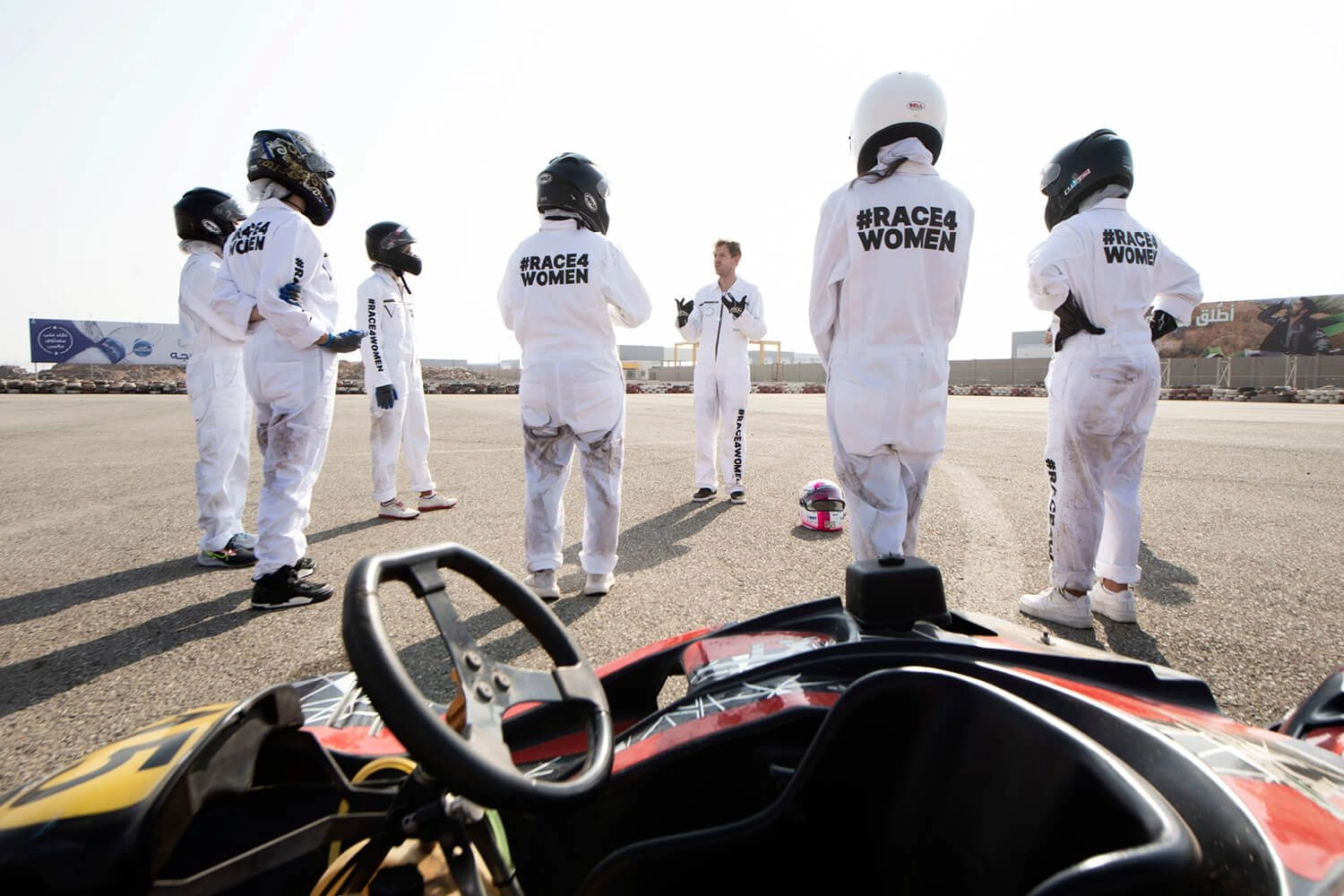 Vettel organized a race dedicated to women in Saudi Arabia