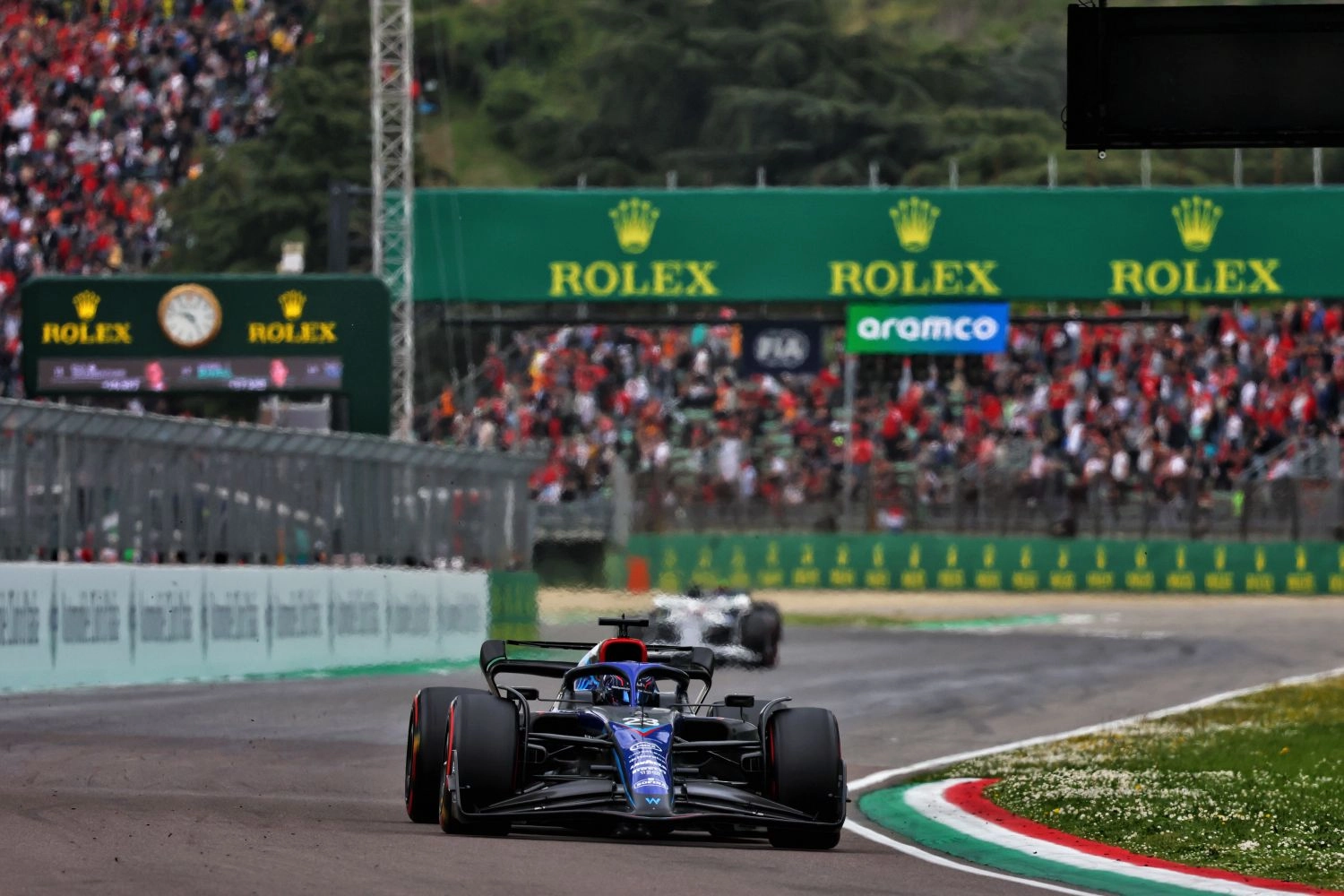 Albon and Williams narrowly missed a new top 10 in Italy