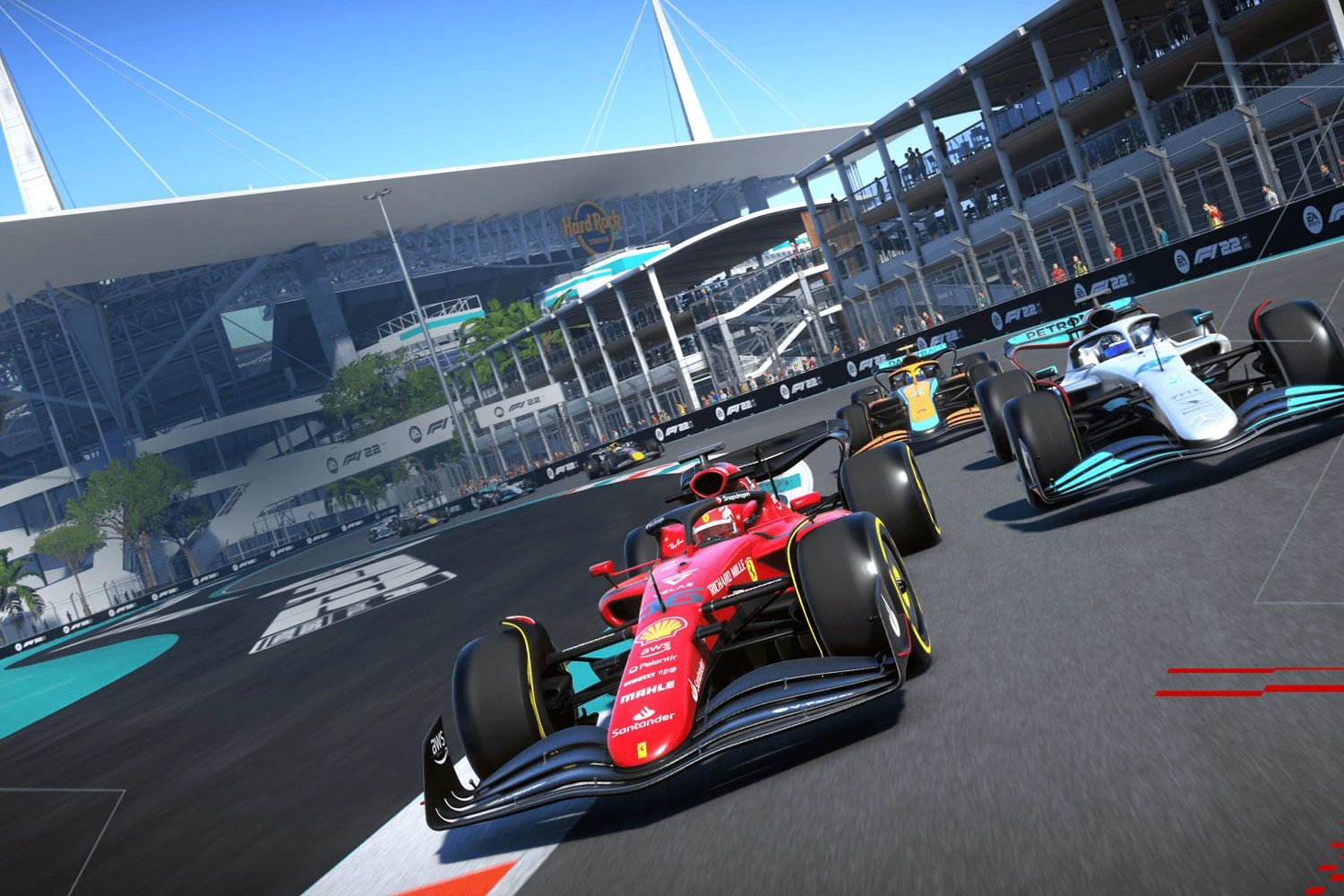 EA unveils the first video showcasing the realism of the game F1 2022