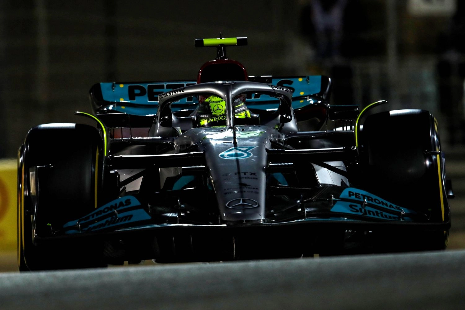 Hamilton lost two tenths due to the collision with Ocon