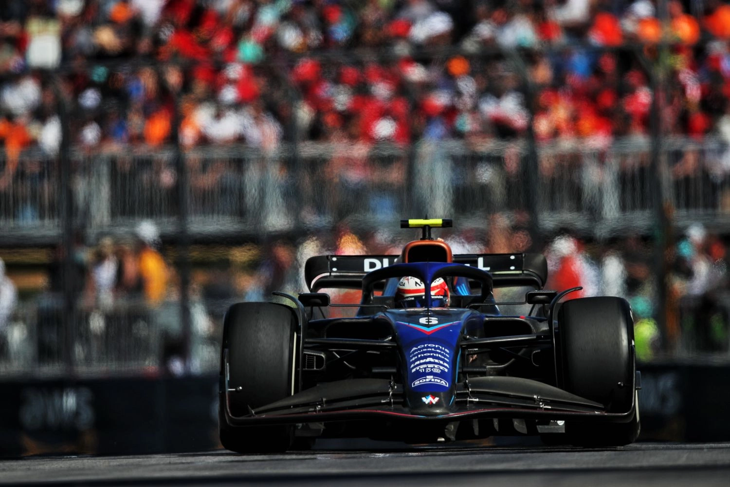 Latifi, home race but anonymous