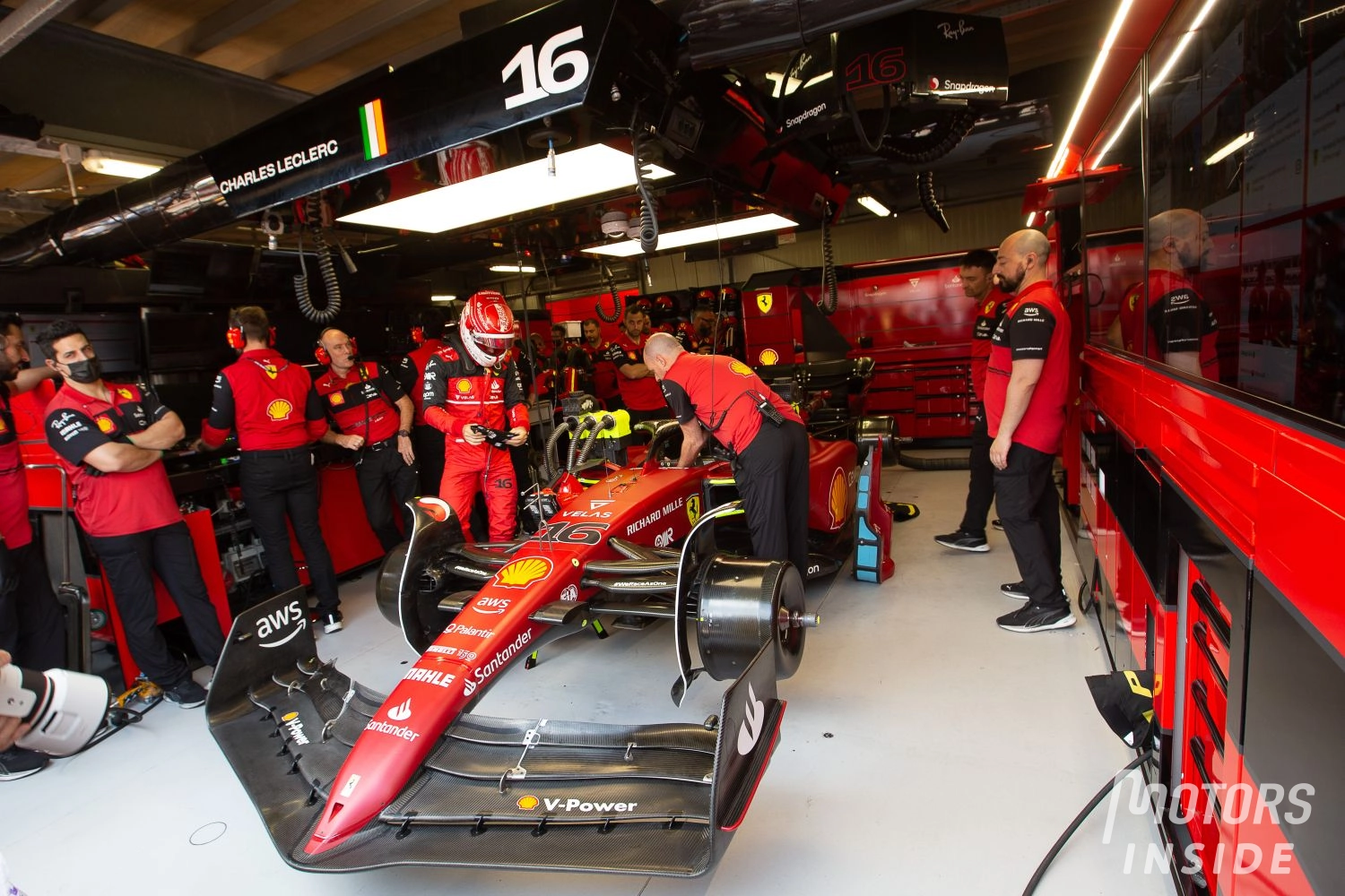 Ferrari and Mercedes have worked under curfew