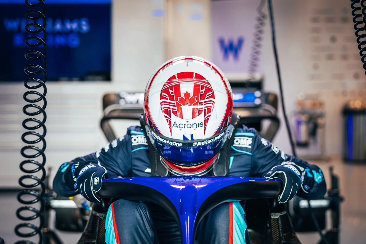 Latifi was also caught speeding during qualifying