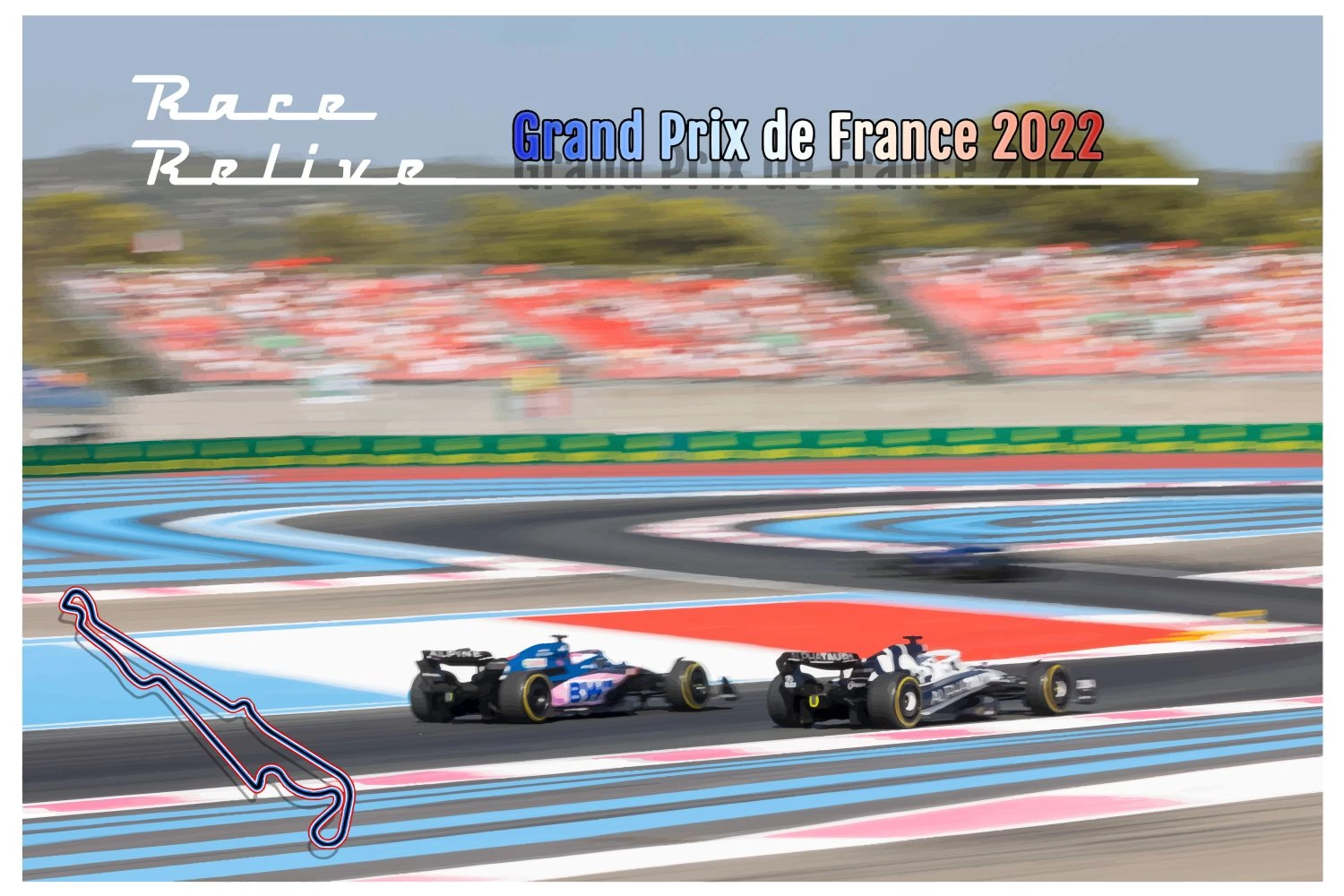 Gift idea: Relive the Grand Prix of France in pictures with the book Race Relive