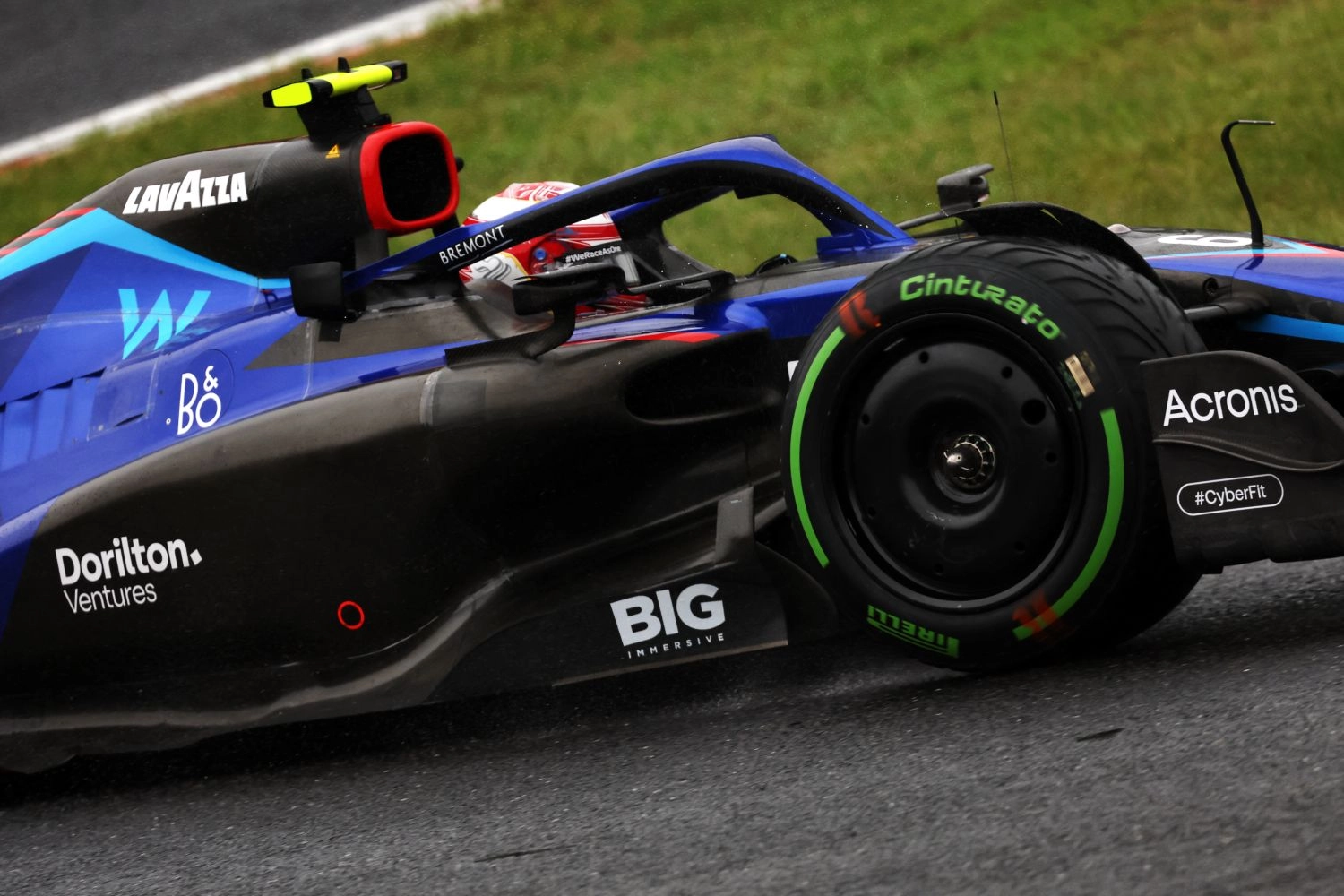 Nicholas Latifi scored his first points of the season