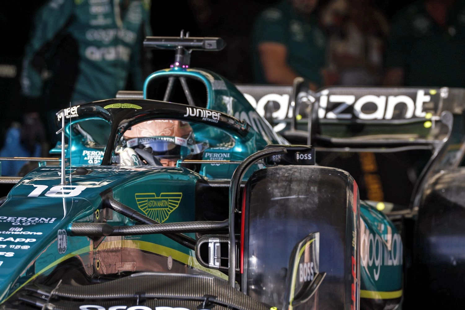 Small fine for Stroll for speeding in the pit lane