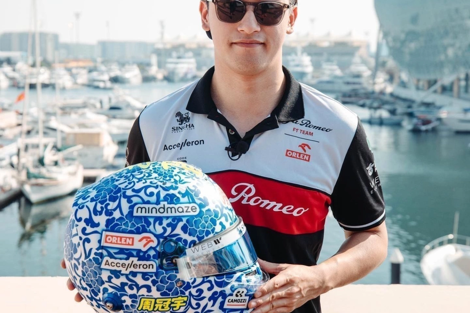Zhou to wear special helmet for Abu Dhabi Grand Prix