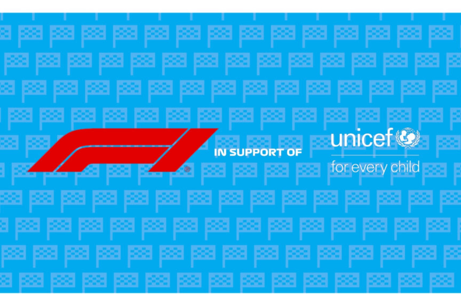 The F1 teams up with Unicef