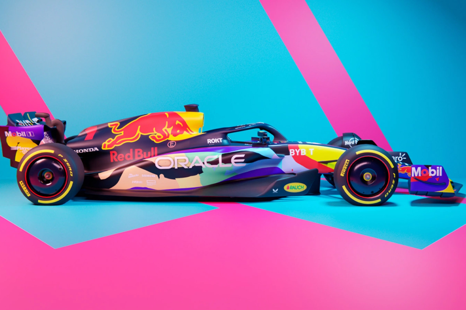 Red Bull unveils its special colors for the United States