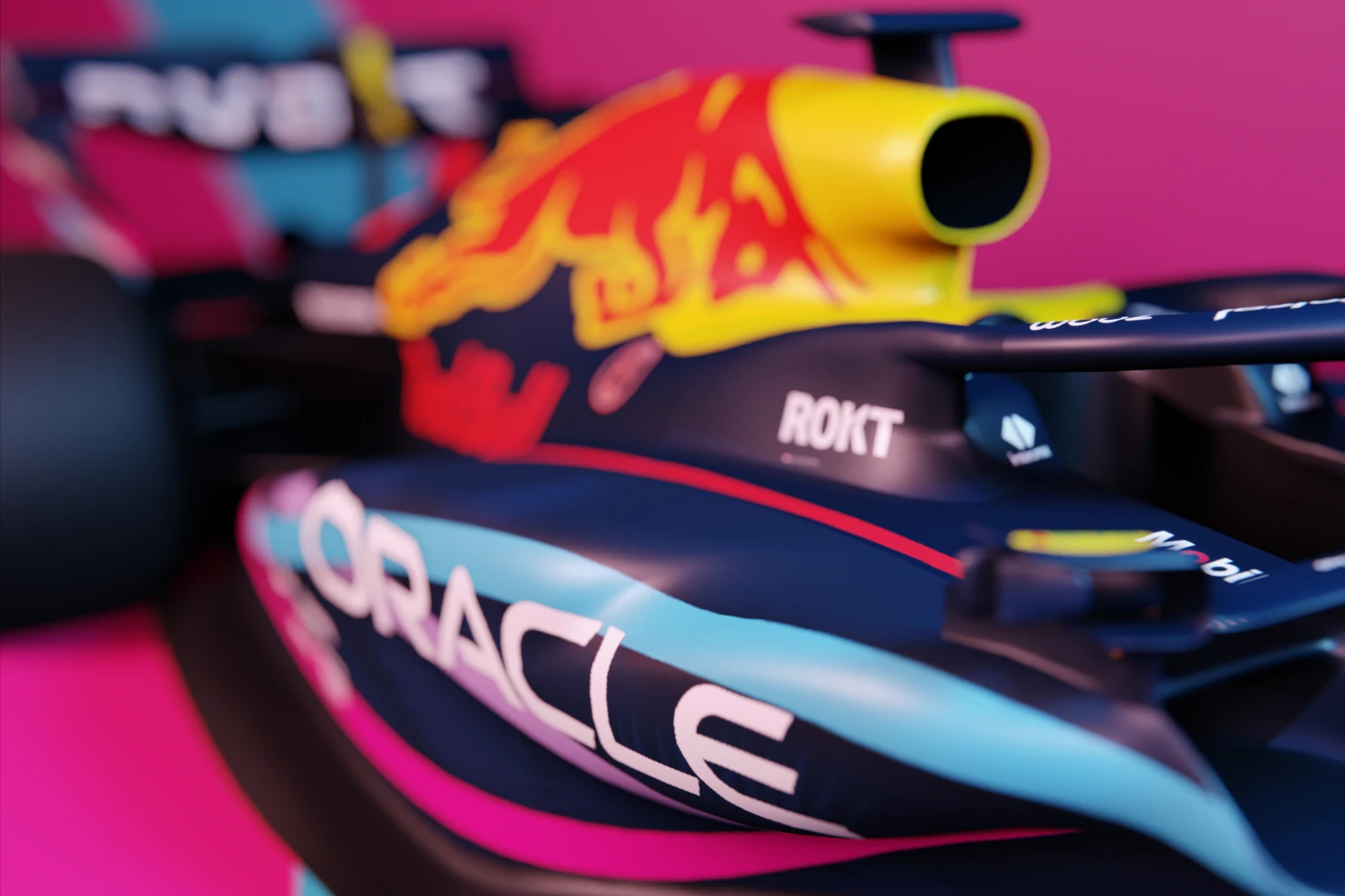 The special Red Bull livery for Miami is finally unveiled