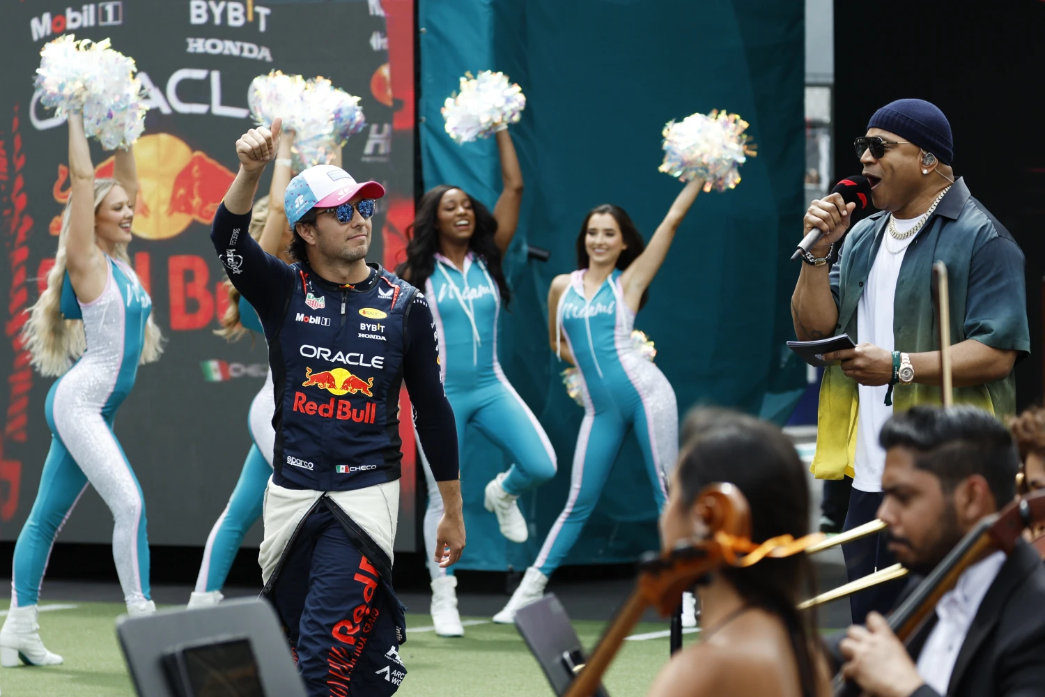 The drivers did not appreciate the American-style pre-race show in Miami