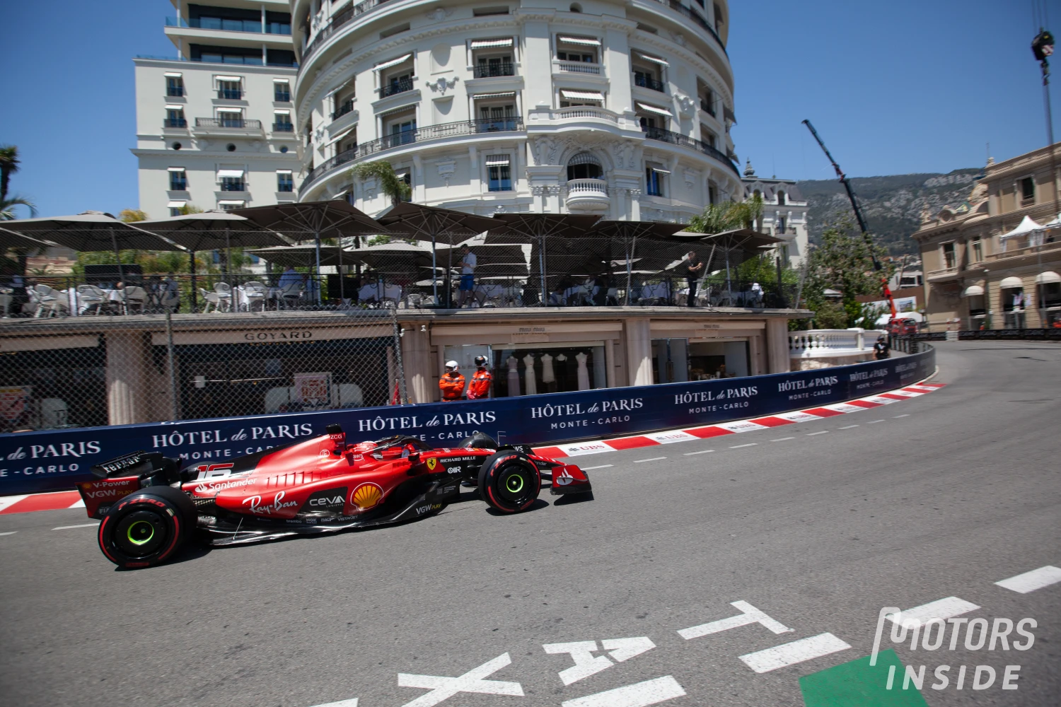 Charles Leclerc penalized in Monaco
