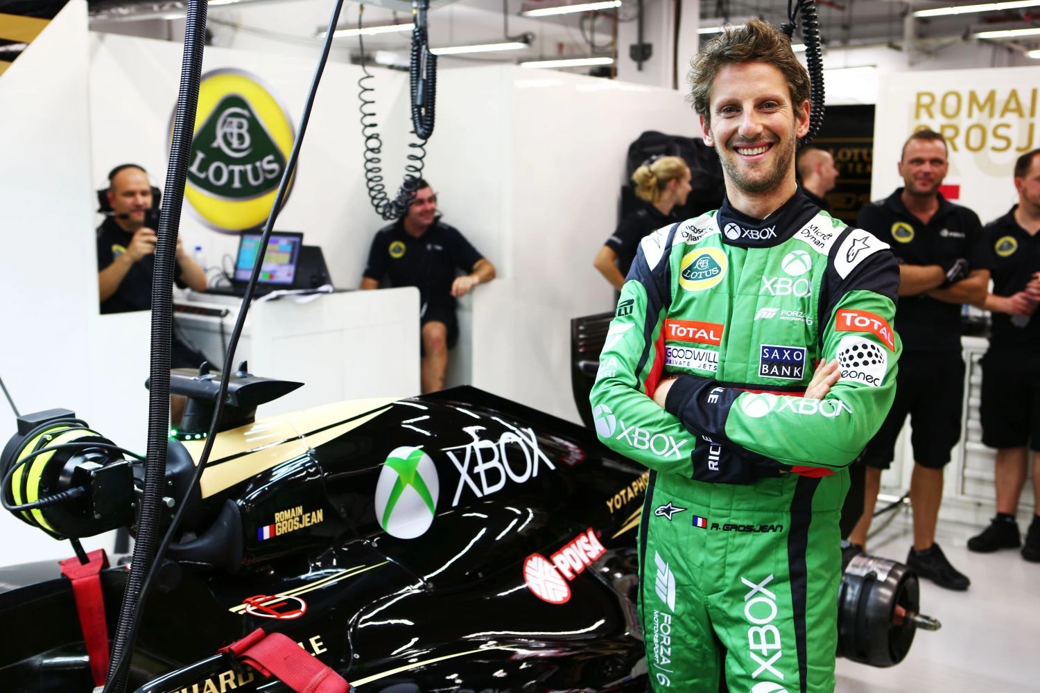 Romain Grosjean receives 8 of his trophies