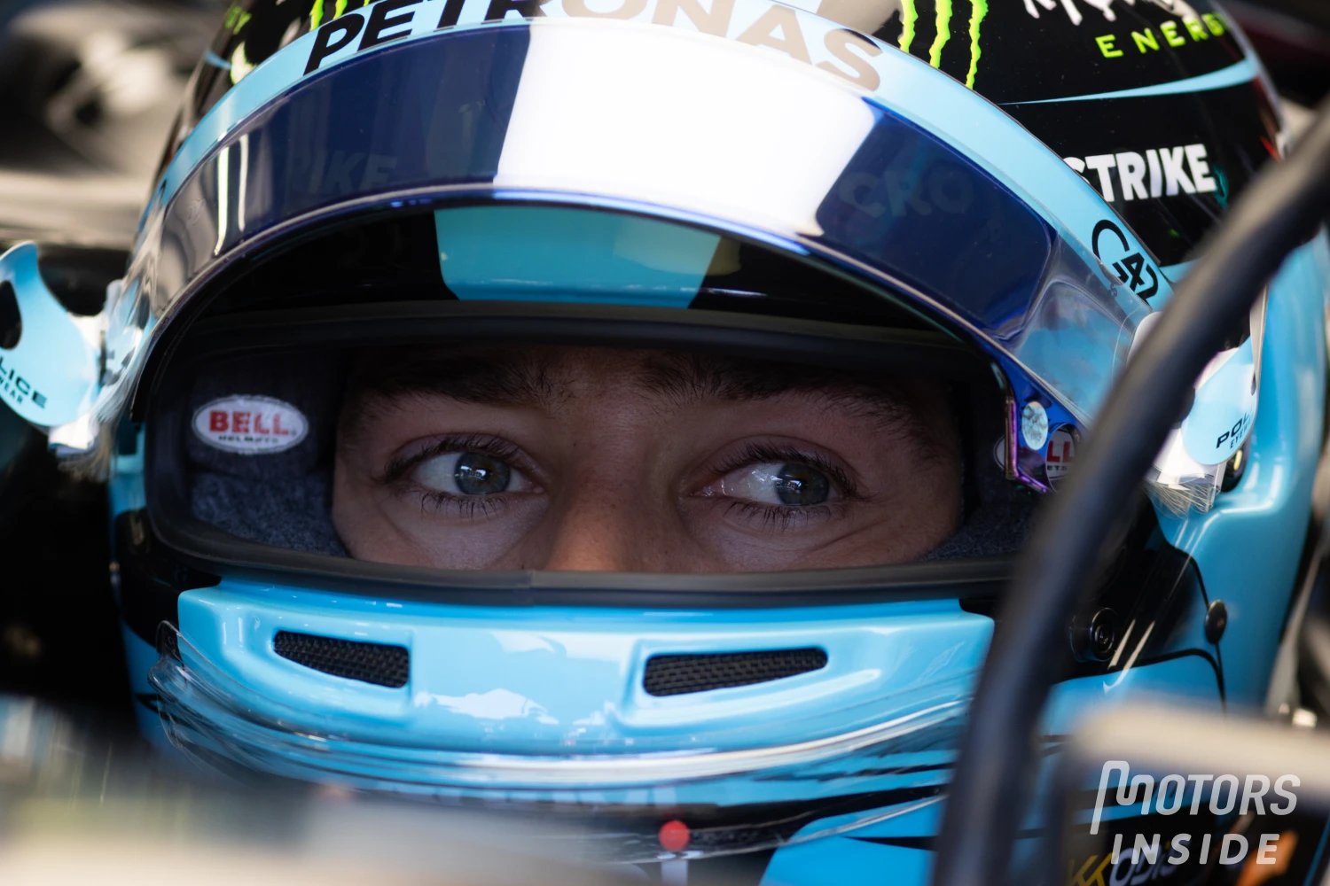 George Russell received two penalty points on his Super Licence