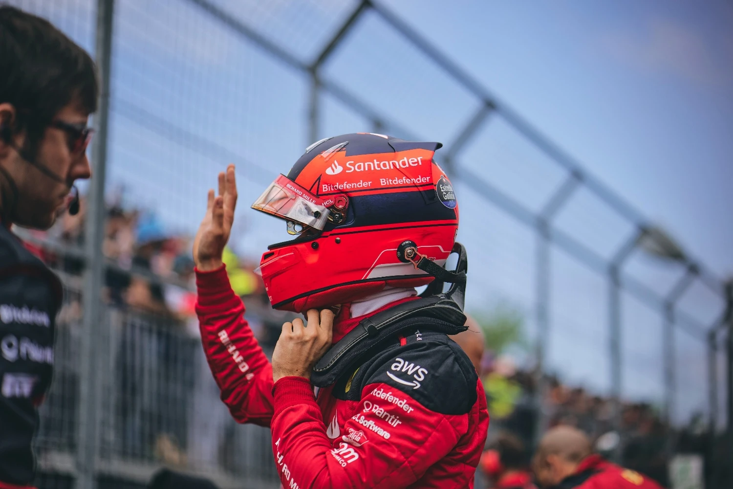 Leclerc leaves Canada with a smile